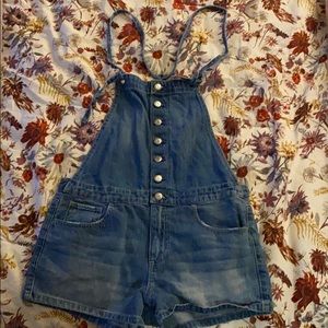 Jean overalls!!